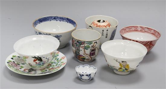 A group of Chinese and Japanese porcelain